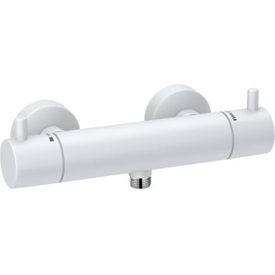 Kludi Bozz - Thermostat-Duschmischer - Mattweiß - Duscharmatur Kludi Bozz - Thermostat-Duschmischer - Mattweiß - Duscharmatur