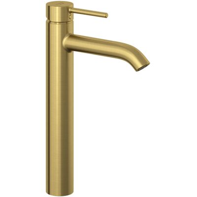Kludi Bozz Hoch gebürstetes Gold, 38286N076 - Waschtischarmatur Kludi Bozz Hoch gebürstetes Gold, 38286N076 - Waschtischarmatur