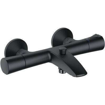 Kludi ZENTA SL Thermostat-Wannenfüll-und Brause-Armatur - Schwarz matt Kludi ZENTA SL Thermostat-Wannenfüll-und Brause-Armatur - Schwarz matt