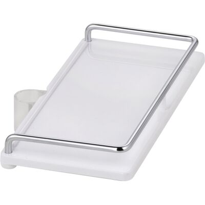 Kludi Weiß/Chrom Ablage - Verstellbar, 20,5mm Befestigung - Badzubehör Kludi Weiß/Chrom Ablage - Verstellbar, 20,5mm Befestigung - Badzubehör