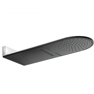 Kludi A-QA Kopfbrause - 2 Strahlarten, Schwarz/Chrom, 600mm Kludi A-QA Kopfbrause - 2 Strahlarten, Schwarz/Chrom, 600mm