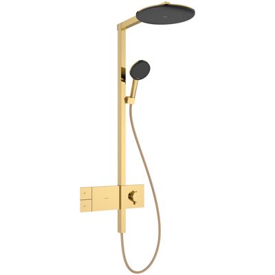 Hansgrohe Raindance Alive S Duschsystem - Polished Gold - 24582990 - Komplett Duschsystem Hansgrohe Raindance Alive S Duschsystem - Polished Gold - 24582990 - Komplett Duschsystem