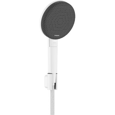 Hansgrohe Raindance Alive Select S Duschkopfhalterungset - Brausekopf 125mm, 3 Strahlarten, wassersparend, Designflex Hansgrohe Raindance Alive Select S Duschkopfhalterungset - Brausekopf 125mm, 3 Strahlarten, wassersparend, Designflex