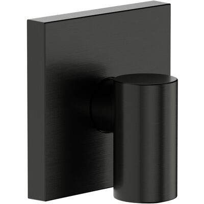 Hansgrohe FixFit Fine E Wandanschluss - Schwarz Chrom Duschanschluss Hansgrohe FixFit Fine E Wandanschluss - Schwarz Chrom Duschanschluss