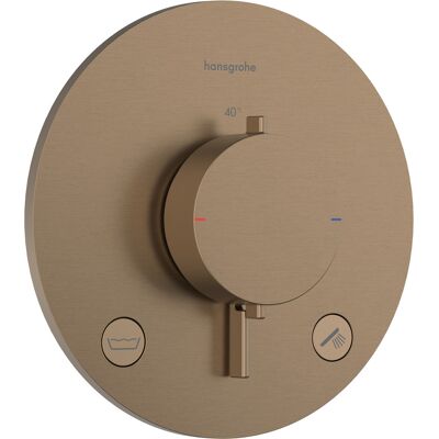 Hansgrohe Ecostat Comfort S Thermostat - Messing gebürstet - 33718140 Hansgrohe Ecostat Comfort S Thermostat - Messing gebürstet - 33718140
