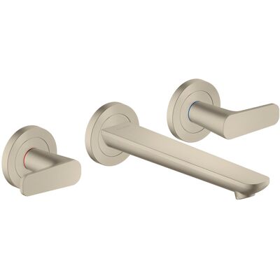 Hansgrohe Axor Citterio C Waschtisch-3-Loch-Armatur - gebürstet Nickel Hansgrohe Axor Citterio C Waschtisch-3-Loch-Armatur - gebürstet Nickel