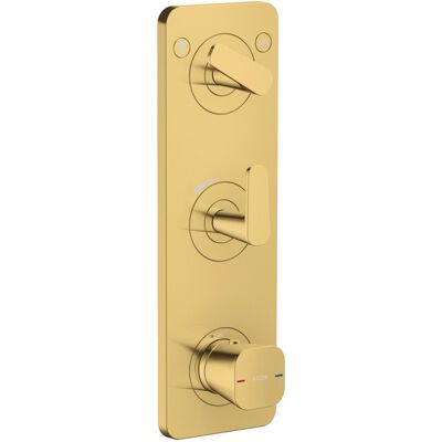 Hansgrohe Axor Citterio C Thermostatmodul - Unterputz, poliert Gold, für 2 Verbraucher Hansgrohe Axor Citterio C Thermostatmodul - Unterputz, poliert Gold, für 2 Verbraucher