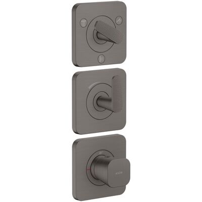 Hansgrohe Axor Citterio C Thermostatmodul - Gebürstet Schwarzchrom - Unterputz Hansgrohe Axor Citterio C Thermostatmodul - Gebürstet Schwarzchrom - Unterputz