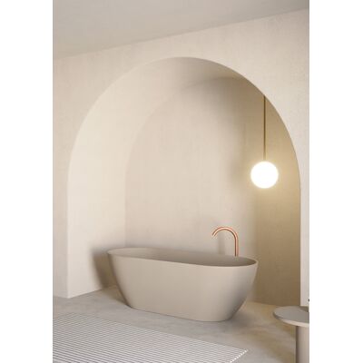 Riho Bilbao - Pebble Grey - 169x79 cm - Freistehende Badewanne Riho Bilbao - Pebble Grey - 169x79 cm - Freistehende Badewanne