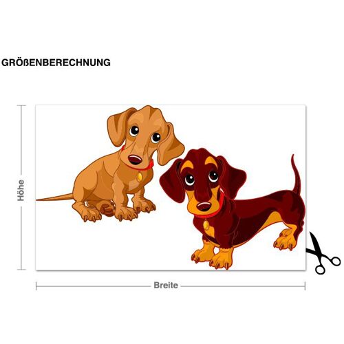 Wandtattoo Kinderzimmer Hundewelpen