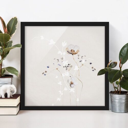Bild mit Rahmen Japanisches Ikebana