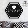 Hexagon-Forexbild Videospiel Spruch Grow Up