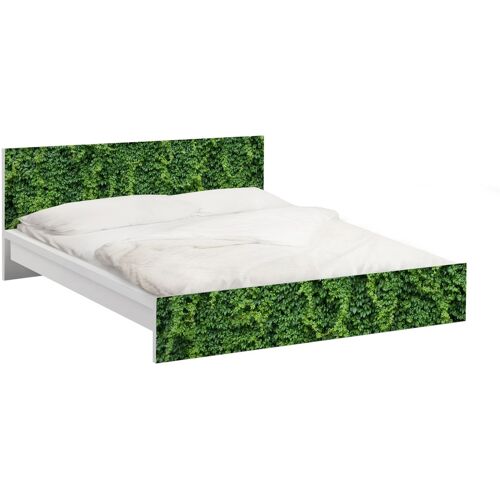 Möbelfolie für IKEA Malm Bett 180 cm Breite Efeu