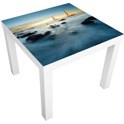 Möbelfolie für IKEA Lack Tisch 55 x 55 cm Segelschiffe im Ozean