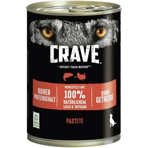 CRAVE™ Hund Dose mit Lachs und Truthahn   6 x 400 g