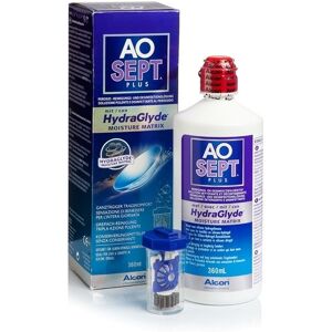 Alcon Aosept Plus mit Hydraglyde 360 ml mit Behälter - pflegemittel für kontaktlinsen