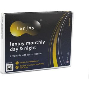 Bausch & Lomb Lenjoy Monthly Day & Night (3 Linsen) - tag- & nachtlinsen, silikon-hydrogel sphärisch, Balafilcon A