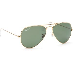 Ray-Ban Aviator Large Metal Rb3025 001/58 - pilot sonnenbrillen, unisex, gold, polarisiert