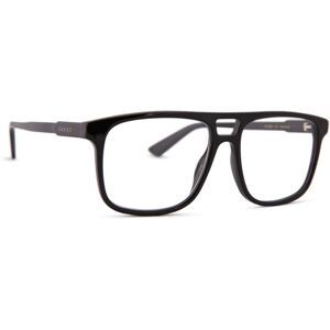 Gucci Gg1035O 001 55 - brillen, quadratisch, herren, schwarz