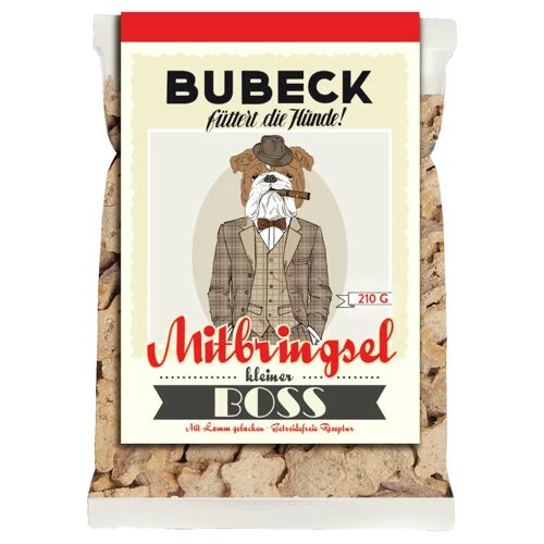 Becker Bubeck Das Mitbringsel Hipster Lamm Hundesnacks 10 x 210 Gramm