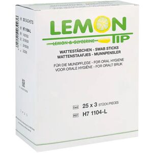 Servoprax Lemon Tip Mund-Erfrischungsstäbchen, 150 mm, 25 Beutel a 3 Stück