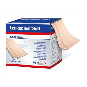 BSN medical GmbH LEUKOPLAST soft Pflaster 6 cm x 5 m Rolle