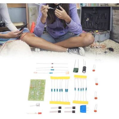 JUTE Sprachgesteuerter Handschalter-bausatz, Elektronische Bauteile Zum Selberbauen, Bastelset, Elektronik-schulungsset JUTE Sprachgesteuerter Handschalter-bausatz, Elektronische Bauteile Zum Selberbauen, Bastelset, Elektronik-schulungsset