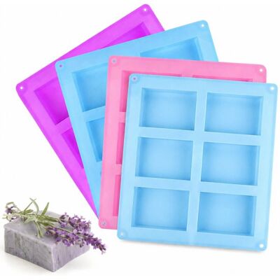 OEM 4er-set Silikon-seifenformen – 6 Mulden – Bastelform Für Muffins, Cupcakes, Kekse Und Kreative Diy-projekte OEM 4er-set Silikon-seifenformen – 6 Mulden – Bastelform Für Muffins, Cupcakes, Kekse Und Kreative Diy-projekte