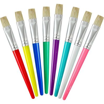 OEM 8 Flachpinsel, Trockenpinsel-set, Nylonpinsel, Trockenpinsel Zum Malen, Rundpinsel Für Acryl, Öl, Aquarell, Malerei, Kreide, Diy-bastelarbeiten OEM 8 Flachpinsel, Trockenpinsel-set, Nylonpinsel, Trockenpinsel Zum Malen, Rundpinsel Für Acryl, Öl, Aquarell, Malerei, Kreide, Diy-bastelarbeiten