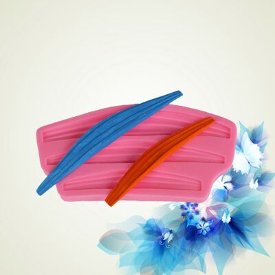 HEAT Silikon-kuchenform Zum Selbermachen In 3 Größen, 3d-band Für Fondant, Cupcakes Und Desserts, Wiederverwendbare Gebäckform, Flexible Bandform Für Süße Dekorationen. HEAT Silikon-kuchenform Zum Selbermachen In 3 Größen, 3d-band Für Fondant, Cupcakes Und Desserts, Wiederverwendbare Gebäckform, Flexible Bandform Für Süße Dekorationen.