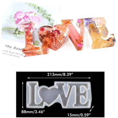 HEAT Formen Aus Kristallharz, Muster „liebeszeichen“, Silikon-gussformen, Diy-wanddekoration Für Zuhause. HEAT Formen Aus Kristallharz, Muster „liebeszeichen“, Silikon-gussformen, Diy-wanddekoration Für Zuhause.