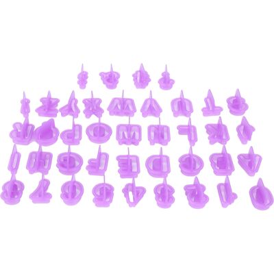 HEAT Set Mit 40 Diy-alphabet- Und Zahlen-ausstechformen Für Kekse, Schokolade, Gebäck, Backzubehör HEAT Set Mit 40 Diy-alphabet- Und Zahlen-ausstechformen Für Kekse, Schokolade, Gebäck, Backzubehör