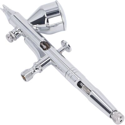 HEAT Airbrush-set Aus Edelstahl, Multifunktionales Spritzpistolen-set Für Kunstwerke, Modellbau Und Diy-projekte HEAT Airbrush-set Aus Edelstahl, Multifunktionales Spritzpistolen-set Für Kunstwerke, Modellbau Und Diy-projekte