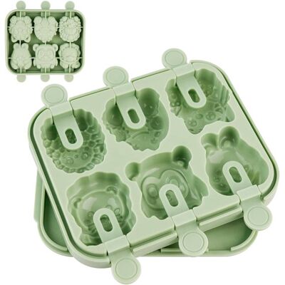 OEM Silikon-eisformen Tier-eis Am Stiel Wassereisformen Bpa-frei Eis Am Stiel Selber Machen Eis Am Stiel-formen Joghurt Saft Smoothies Grüner Garten OEM Silikon-eisformen Tier-eis Am Stiel Wassereisformen Bpa-frei Eis Am Stiel Selber Machen Eis Am Stiel-formen Joghurt Saft Smoothies Grüner Garten