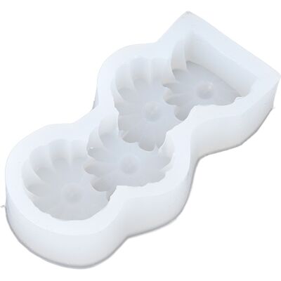 HEAT Kerzenformen Aus Silikon, Leicht Zu Entformen, Lebensmittelechtes Silikon, Diy-schokoladenkuchenform Für Diy-bastelarbeiten Und Heimdekoration, Daisy HEAT Kerzenformen Aus Silikon, Leicht Zu Entformen, Lebensmittelechtes Silikon, Diy-schokoladenkuchenform Für Diy-bastelarbeiten Und Heimdekoration, Daisy