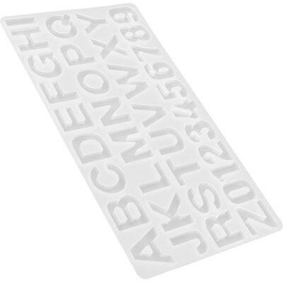 HEAT Silikonform Mit Buchstaben Und Zahlen, Diy-schokoladenpudding- Und Kuchengestaltung, Backwerkzeug HEAT Silikonform Mit Buchstaben Und Zahlen, Diy-schokoladenpudding- Und Kuchengestaltung, Backwerkzeug