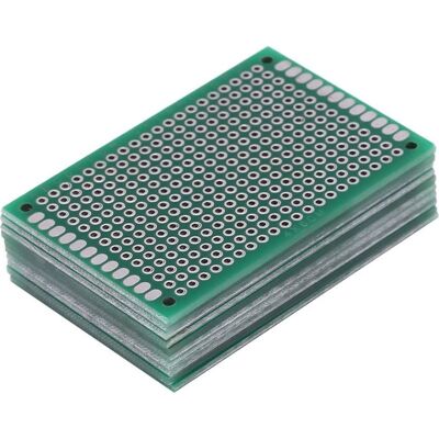 DPZO 10 Stück 4 X 6 Cm Doppelseitige Prototypenplatinen, Universelle Leiterplatten Zum Löten Und Für Diy- Und Elektronikprojekte DPZO 10 Stück 4 X 6 Cm Doppelseitige Prototypenplatinen, Universelle Leiterplatten Zum Löten Und Für Diy- Und Elektronikprojekte