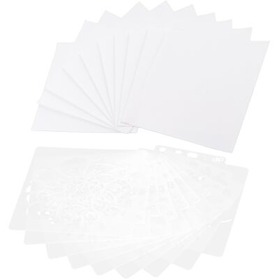 LEDE 9-teiliges Mandala-schablonen-set Zum Malen Und Zeichnen, Diy-formen Und Basteln LEDE 9-teiliges Mandala-schablonen-set Zum Malen Und Zeichnen, Diy-formen Und Basteln