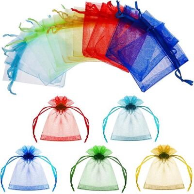 OEM Kleine Organzabeutel 7 X 9 Cm, Verschiedene Farben - 50 Stück OEM Kleine Organzabeutel 7 X 9 Cm, Verschiedene Farben - 50 Stück