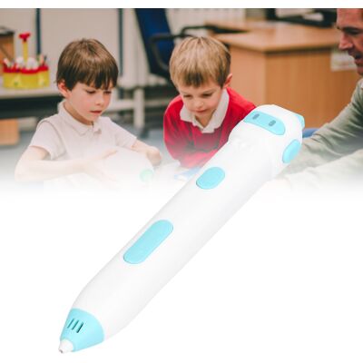 JUTE 3d-druckstift Zum Malen Und Spielen, Originelles Geschenk Für Kinder, Kreativer Stift Für 3d-malerei, Niedertemperatur-druckstift Für Kinder, Usb-aufladbar, Blau JUTE 3d-druckstift Zum Malen Und Spielen, Originelles Geschenk Für Kinder, Kreativer Stift Für 3d-malerei, Niedertemperatur-druckstift Für Kinder, Usb-aufladbar, Blau