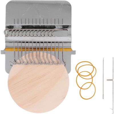 OEM Stopfrahmen, Kleines Webset Mit 14 Haken Und 1 Nadel Zum Stricken Und Basteln. OEM Stopfrahmen, Kleines Webset Mit 14 Haken Und 1 Nadel Zum Stricken Und Basteln.