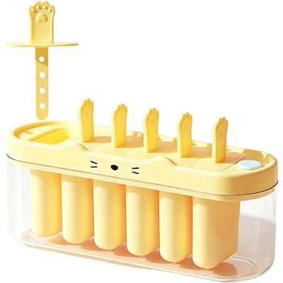 OEM Eisform – Eis Am Stiel-maker – Machen Sie Ihre Eigenen Snacks – Auslaufsicher – 23 X 8 X 12,5 Cm – Gelb OEM Eisform – Eis Am Stiel-maker – Machen Sie Ihre Eigenen Snacks – Auslaufsicher – 23 X 8 X 12,5 Cm – Gelb