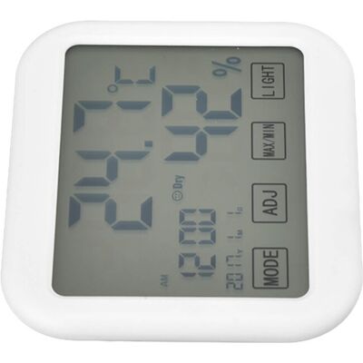 HEAT Digitales Thermometer Mit Intelligenter Touch-funktion, Weckerfunktion, Temperatur- Und Feuchtigkeitsaufzeichnung Sowie Leuchtendem Lcd-display HEAT Digitales Thermometer Mit Intelligenter Touch-funktion, Weckerfunktion, Temperatur- Und Feuchtigkeitsaufzeichnung Sowie Leuchtendem Lcd-display