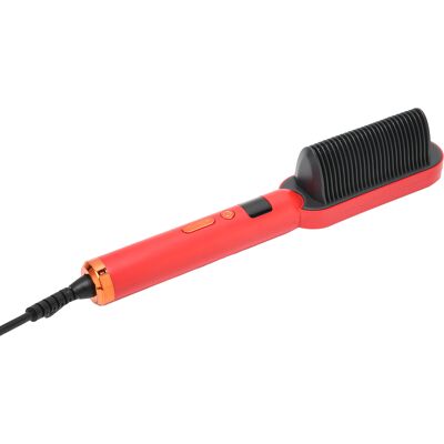 HEAT Haarglättungsbürste Mit Negativ-ionen, Beheizter Kamm Mit Verbrühungsschutz, Professioneller Lockenstab Für Salon Und Zuhause, 220-v-eu-stecker HEAT Haarglättungsbürste Mit Negativ-ionen, Beheizter Kamm Mit Verbrühungsschutz, Professioneller Lockenstab Für Salon Und Zuhause, 220-v-eu-stecker