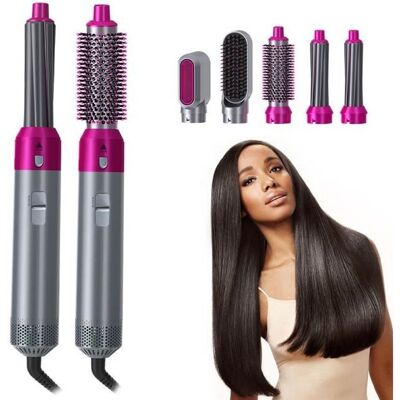 OEM 5-in-1 Multifunktions-haartrockner, Kamm Und Volumen-styler Lockenstab Mit Abnehmbaren Kammzähnen Heißluftkamm. OEM 5-in-1 Multifunktions-haartrockner, Kamm Und Volumen-styler Lockenstab Mit Abnehmbaren Kammzähnen Heißluftkamm.
