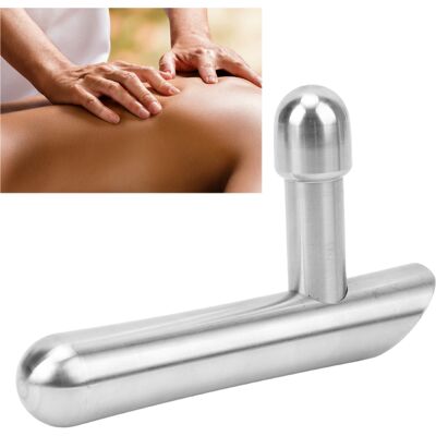 JUTE Akupressur-massagegerät Aus Edelstahl, Massagestab, T-förmiges Massagegerät JUTE Akupressur-massagegerät Aus Edelstahl, Massagestab, T-förmiges Massagegerät