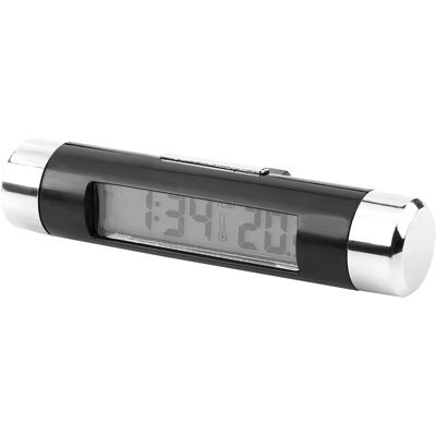 HEAT Multifunktionale Digitale Autouhr Mit Hintergrundbeleuchtetem Led-thermometer Und Digitalem Autodisplay HEAT Multifunktionale Digitale Autouhr Mit Hintergrundbeleuchtetem Led-thermometer Und Digitalem Autodisplay