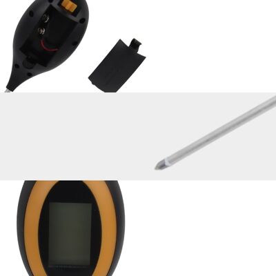JUTE 4-in-1 Bodentester: Ph-meter, Thermometer Und Feuchtigkeitsmesser – Exportmodell – Neutrale Version (englisch) JUTE 4-in-1 Bodentester: Ph-meter, Thermometer Und Feuchtigkeitsmesser – Exportmodell – Neutrale Version (englisch)
