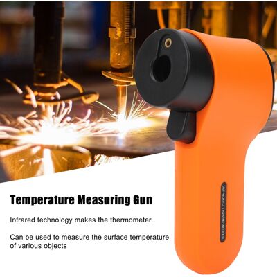 JUTE Hw550 Berührungsloses Infrarot-thermometer, Laser-infrarot-thermometer (orange) JUTE Hw550 Berührungsloses Infrarot-thermometer, Laser-infrarot-thermometer (orange)