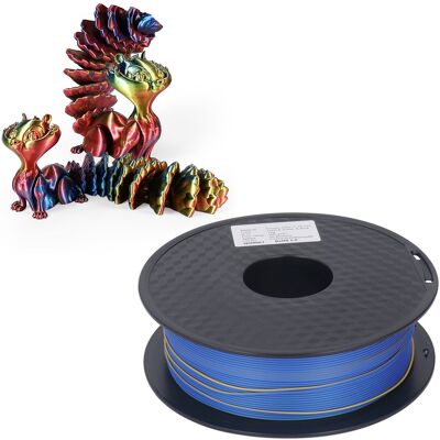 JUTE Seidiges Dreifarbiges Pla-3d-druckfilament, 1,75 Mm. JUTE Seidiges Dreifarbiges Pla-3d-druckfilament, 1,75 Mm.